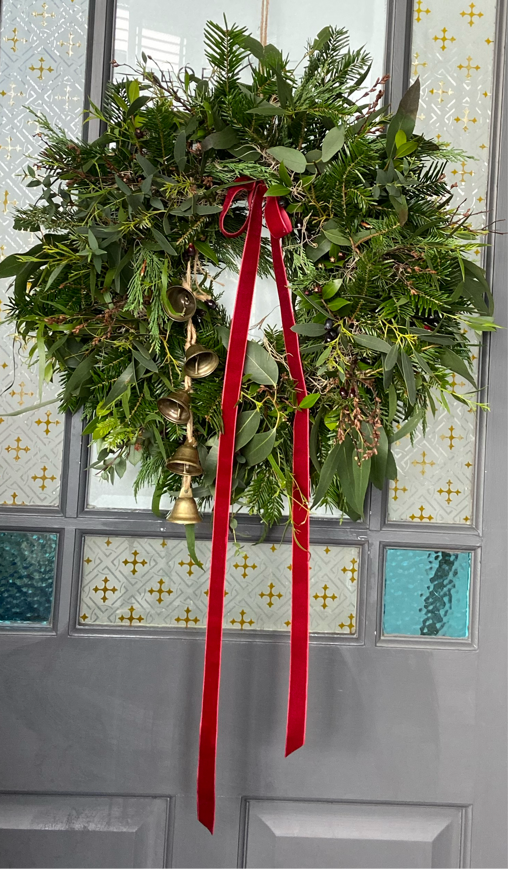 Jingle Bells Door Wreath